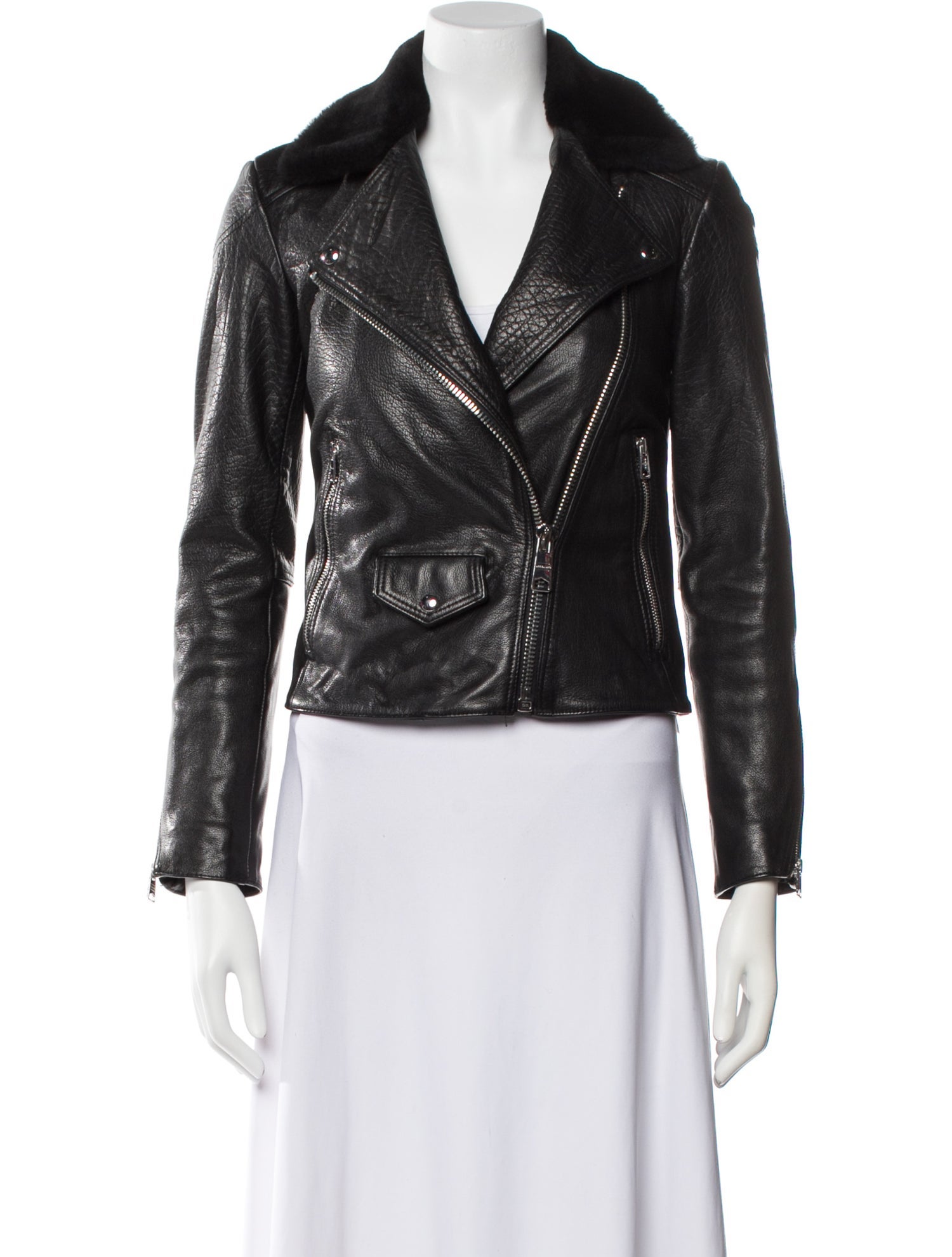AllSaints Leather Biker Jacket